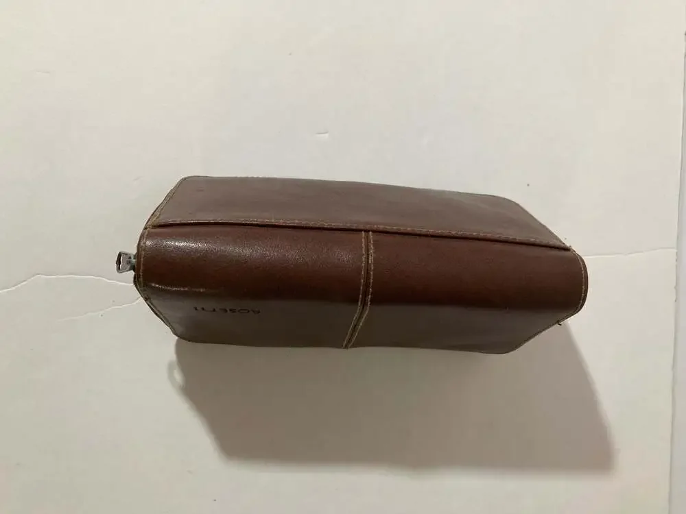 Rosetti Brown Faux Leather Zip-Around Organizer Wallet Clutch